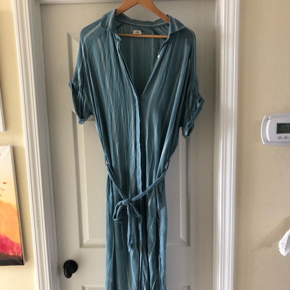 O’Neill blue and white striped dress